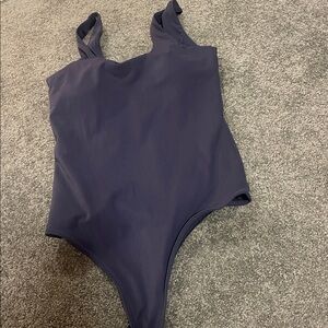 KLASSY S blue bodysuit top